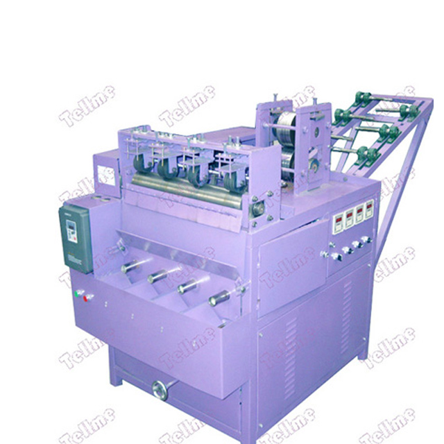 Scourer making machine and raw material