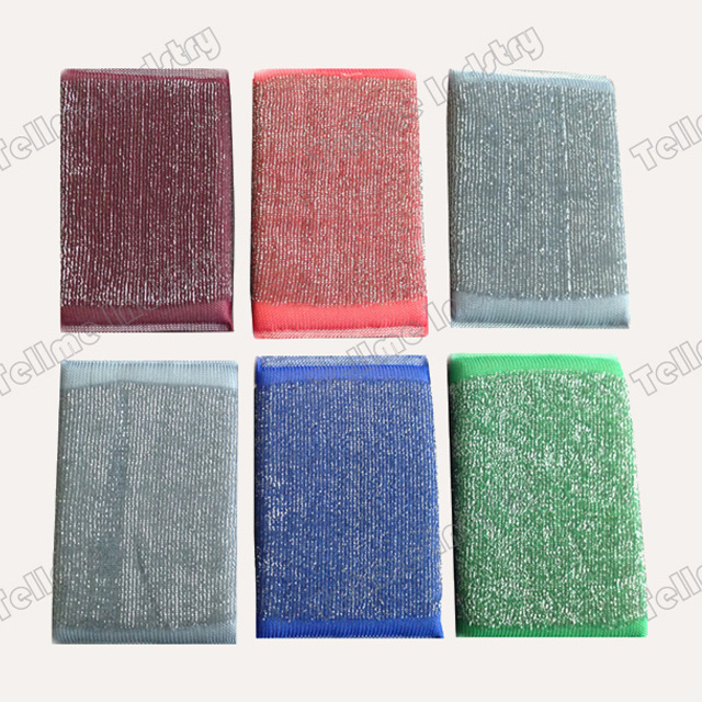 Scouring pads and brushes